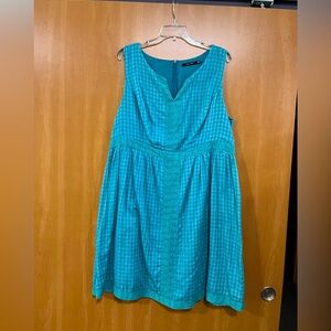 Modcloth Gingham A-Line Dress, Size 2X